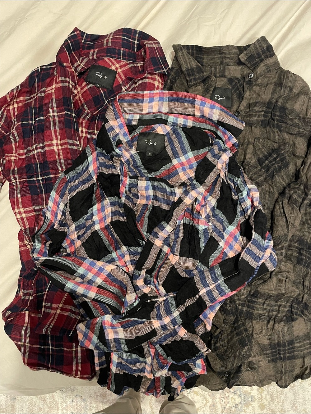 Rails Mixed Plaid Flannels- sold separately